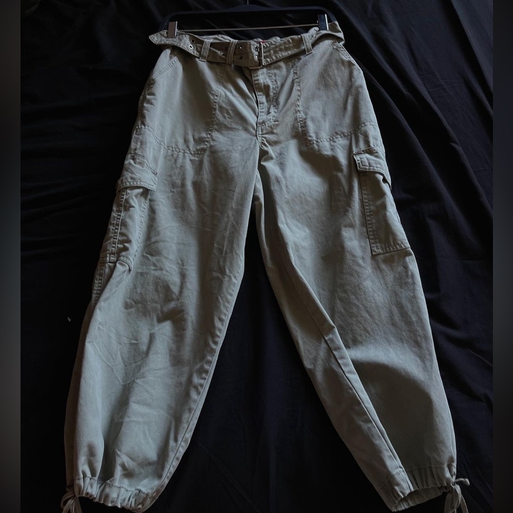 Sage Green Cargo Pants